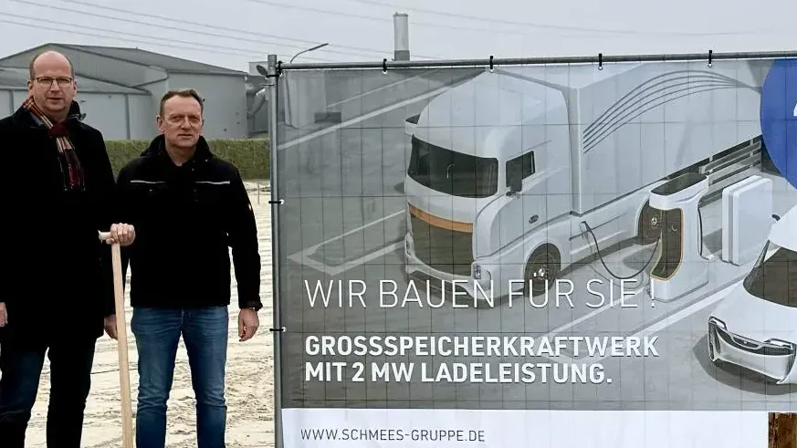 Spatenstich für den Energiepark Backcharge Heavy 
